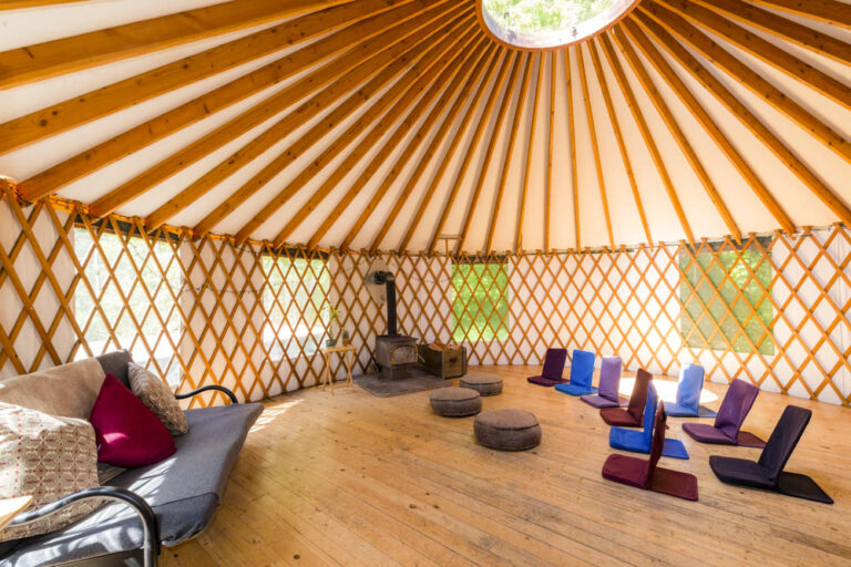 Venture Retreat Center Yurt Meditation 768x512